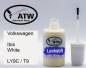 Preview: Volkswagen, Ibis White, LY9C / T9: 20ml Lackstift, von ATW Autoteile West.